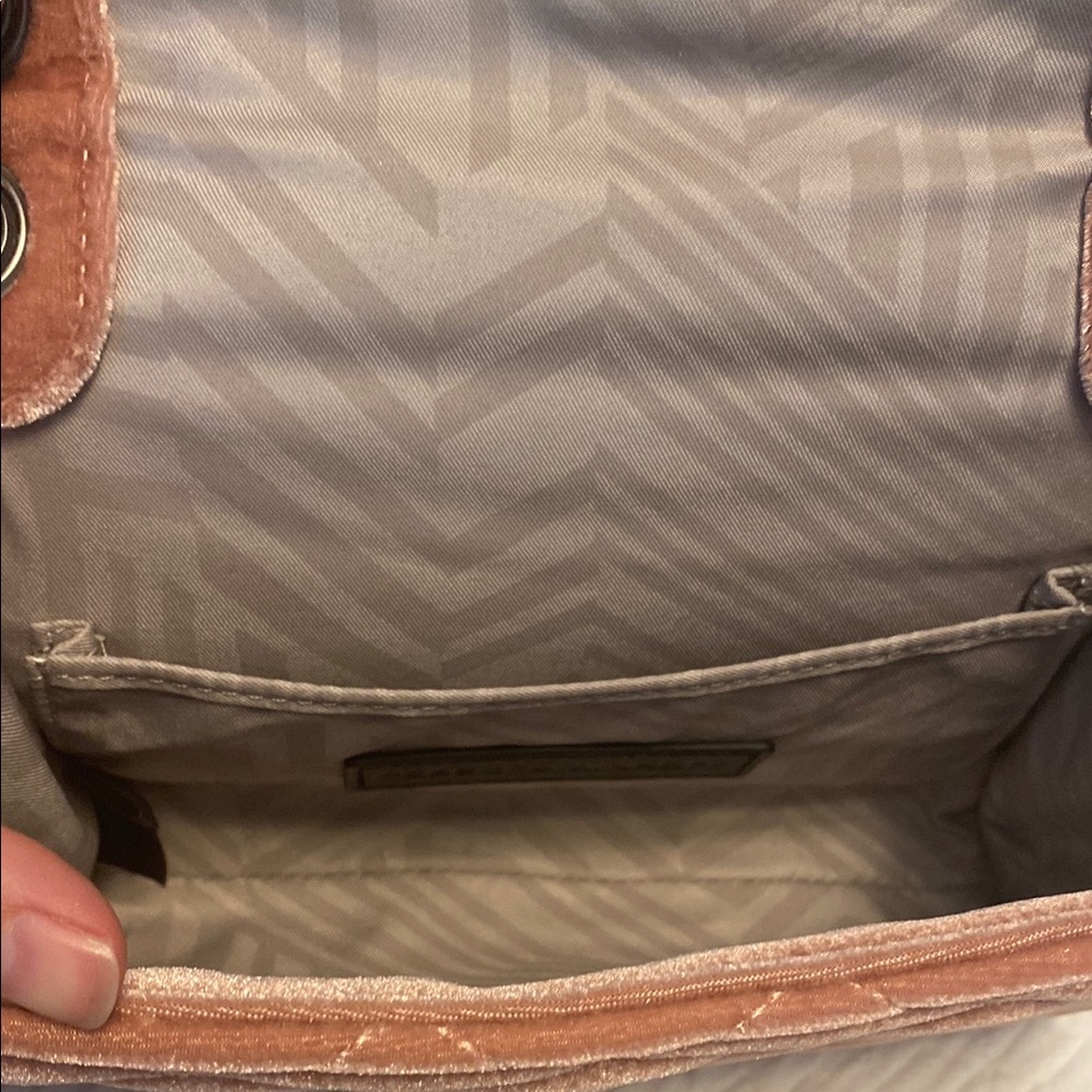Rebecca Minkoff Pink Quilted Tan Chain Strap Bag - Picture 3 of 3